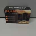 Led Night Lights Plug into Wall, 3000K/5000K Switchable, 2 Pack, Plug in Night Light, 0-100LM Dimmable Night Light, Modern Nightlights, Dusk To Dawn Sensor for Bedroom Bathroom Kitchen Stairs