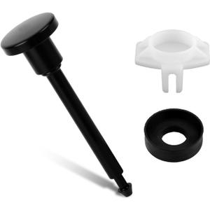 Tub Spout Diverter Repair Kit, Complete Shower Diverter Valve Stems & Seal and Gates Replacement Set for Leaky Bathtub Bathroom Faucet Repair (Black)