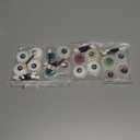 Artdone 16Jars Chrome Nail Powder Magic White Pearl Kit Mirror Effect Silver Metallic Holographic Dip Nail Powder for Resin Craft & Nail Art Fimo, Decoration Iridescent Aurora Mermaid Pigment