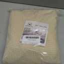 H.VERSAILTEX Stretch 3 Piece T Cushion Sofa Slipcovers Individually Sofa Cushion Covers for 3 Cushion Couch Sofa Seat Cushion Covers with Elastic Bands Featuring Thicker Jacquard Fabric, Natural