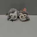 Potaroma Cat Toys 2 Pcs Flapping Sandpiper Pair-Mate, Lifelike Birds Chirp, Chargeable Touch Activated Kitten Fun Interactive Kitty Exercise with Catnip for All Breeds