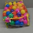 Ball Pit Balls Phthalate Free BPA Free Crush Proof Plastic - 7 Bright Colors in Reusable Play Toys for Kids with Storage Bag