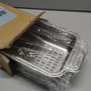 pollock 4 In 1 Collapsible Sink Colander for Kitchen Food Grade 304 Stainless Steel Over the Strainer Extend Drain Basket Washing Vegetable Fruits,Dishes