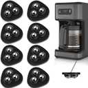 Appliance Casters - Furniture Sliders & Appliance Rollers for Kitchen, Coffee Machine, Blender, Oven - Helps Mom or Wife Easily Solve Countertop Sliding (Black, 16pcs)