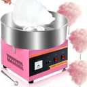 Commercial Cotton Candy Machine,110V 1000W Cotton Candy Maker, Candy Floss Maker,Making marshmallows,with Stainless Steel Bowl, Sugar Scoop,Anti-Rust Coating, for Family Party, Kids Birthday.