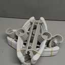 HGYZE Baby Nursery Closet Hangers, Ultra Thin Non-Slip and Extendable Laundry Infant Pant Hanger for Newborn Clothes - 20pcs Grey Gift - Adjustable Children Coat Hanger for Girl Boy Toddler Kids Child