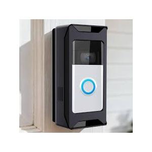 AntiTheft Video Doorbell Mount Compatible with Ring/Blink Wireless Camera Doorbell, Adjustable Angle Mount NoDrill Battery Doorbell Bracket Accessories for Houses, Apartments, Businesses