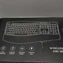 Wireless Keyboard and Mouse Combo, 2.4G Full Size Wave Keys Ergonomic Keyboard with Wrist Rest and 3-Level DPI Adjustable Wireless Ergonomic Mouse for Windows, Mac OS Desktop/Laptop/PC(Black)