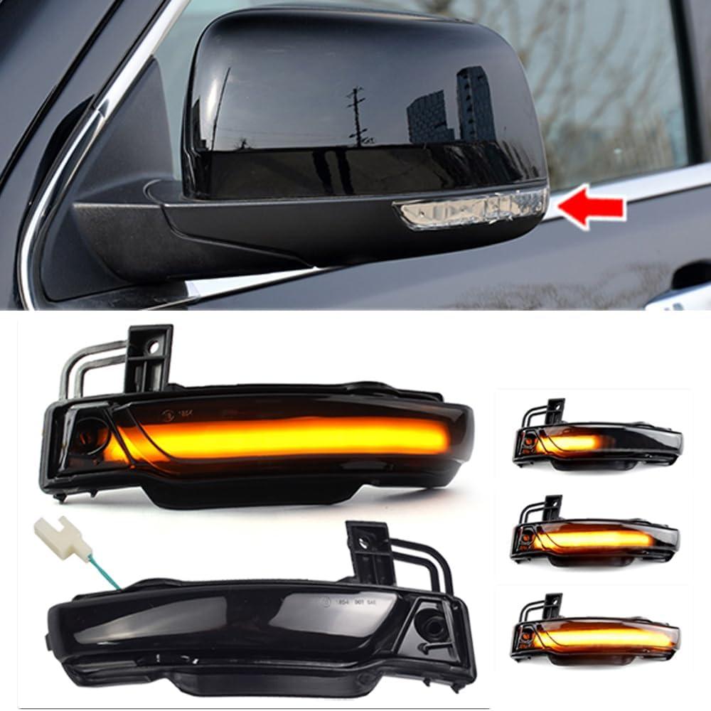 Car LED Dynamic Turn Signal Side Mirror Light Rear Mirror Blinker Lamp For Jeep Grand Cherokee WK2 2011-2018 2019 2020