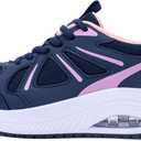 AOV Women Arch Support Walking Shoes Orthotic Sneakers for Plantar Fasciitis Foot and Heel Pain Relief Tennis Shoes (7.5, Pinkblue)