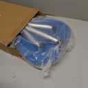 Hold 440 lbs Folding Canes with Seat Walking Stick Height Adjustment Cane Seat Capacity Frosted Handle with Magnetic Therapy Stone Crutches Stool (Blue)