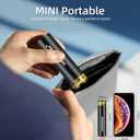 DARKBEAM UV Flashlight 365nm Black Light, Mini & Powerful Woods Lamp USB -C LED Rechargeable, Blacklight Flashlights Portable Pet Cat Urine Detector - Rock, Fluorescent Detection, Resin Curing