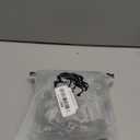 LEOSA Gray Headband Wig for Black Women Ombre Afro Kinky Curly Wig with Headbands Attached Synthetic Short Grey Afro Curly Hair Wig Head Wrap Wigs 2 in 1 Silver Headwrap Wigs