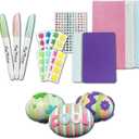 2 x Eggmazing Egg Decorator Easter Egg-cessory Pack - Accessory Pack for Egg Decorating - Markers, Adhesive Jewels and Foam Stickers - Arts and Crafts Kit, Ages 3 and Up