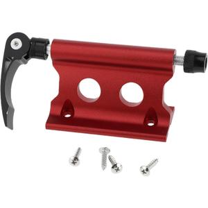 X AUTOHAUX Universal Quick Release Bike Fork Mount Rack for 0.26 Inch (6.5mm) / 0.79 Inch (20mm) Thru Axle with Aluminum Alloy Anti-Corrosion (Red)