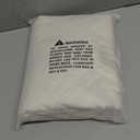 no Hook Shower Curtain and Liner SetBoho Style with See Through Top Window, Cream Fabric Tufted Striped Textured Outer Curtain & Waterproof Inner Liner, Beige/Cream, 71Wx86H