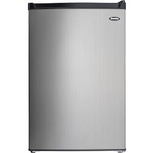Danby DCR045B1BSLDB 4.5 cu. ft. Compact Fridge with True Freezer in Stainless Steel