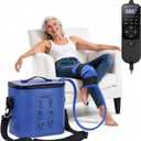 Cold Therapy Machine, Portable Ice Machine for Knee After Surgery, Programmable Knee Replacement Recovery System, Cryotherapy for Pain Relief, Sports Injuries, Reduce Swelling, w/Compression Pad