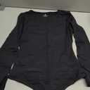 IUGA Long Sleeve Bodysuits for Women Crew Neck Body suit Women's Slimming Basic Tummy Control Bodysuit Tops M