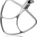 Stainless Steel Flat Beater for Kitchen Aid 4.5-5 Qt Tilt Head Mixers, Compatible Kitchenaid Paddle Attachment for Stir all of Mixtures, Durable and Heavy Duty Replacement