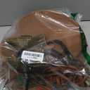 GERVAISE Womens Western Cowgirl Costume 70s Hippie Tassels Fringe Vest outfit Hat 5pcs (Large, Brown)