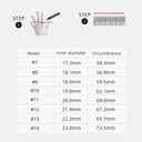 Smart Ring with Charge Box for Women Men Health Ring Sleep Heart Rate Blood Pressure Oxygen Tracking Step Counting Family Care Long Battery Life IP68 Compatible with iOS Android (Black, 8)