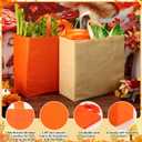 AmazingSpark 150 Pcs Reusable Totes Bags Bulk 14 x 14 x 6 Inch Large Reusable Non Woven Shopping Bags with Handles Grocery Gift Totes for Christmas Party Holiday Wedding Birthday