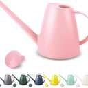 Watering Can for Indoor Plants, Small Watering Cans for House Plant Garden Flower, Long Spout Water Can for Outdoor Watering Plants 1. 8L 1/2 Gallon (Pink)