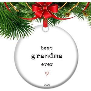 Grandma Keepsake Ornament, Gift from Grandchild, Grandmas Birthday, Grandmother Nan Gifts (V7)
