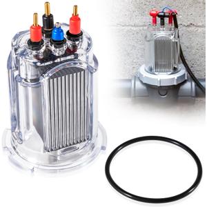 R0511400 35 Electrode Salt Cell Replacement for Zodiac Jandy AquaPure Ei Series 35 Electronic Salt Water Chlorine Generator APURE35 APURE35PLG Pools up to 35,000 Gallons With R0511600 O-Ring Updated