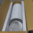 YJHome Portable AC Window Vent Kit with 5.9" Exhaust Hose & Universal Coupler, Air Conditioner Window Seal Kit with Plates, Upgraded Rain Cover, Portable Air Conditioner Window Kit for Sliding Window
