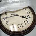 HYLANDA Wall Clock, Bronze Silent Non Ticking Classic Battery Operated Clocks, Decorative for Living Room, Bedrooms, Kitchen, Office (16 inch)
