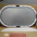 OKPAL 20x36 Oval Lighted Bathroom Mirror, Pill-Shaped Lighted Vanity Mirror, LED Bathroom Vanity Mirror, Anti-Fog, Dimmable, Memory, 3 Colors (Front Lights + Backlit)