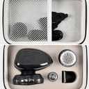 Boobowl Head Shaver Case for Remington Balder Pro Head Shaver, Hair Clipper Storage Holder for SHPAVVER/for Freebird/for Cyruzi Bald Men's Trimmer, Blades and More (Bag Only) (Black)