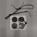 4 Pack Tracker Tags Item Finder [Apple MFi Certified]Works with Apple Find My (iOS Only) Air Bluetooth Smart Tag with Waterproof Replaceable Battery Worldwide Tracking for Key Wallet Bike Luggage Pets (Black)