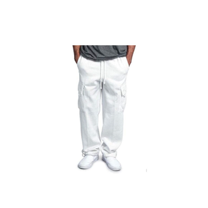Mens Fleece Sweatpants Heavyweight Cargo Casual Leisure Fashion Sports Pants, Size M