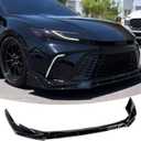 Front Bumper Lip Splitter Spoiler Fit for Toyota Camry SE/XSE 2025 2026 Air Chin Body Kit Exterior Accessories(Gloss Black)