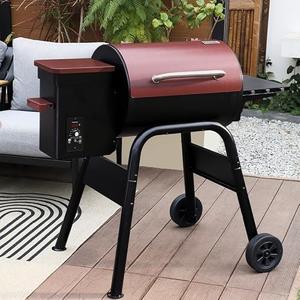 Amazon.com : Jocoevol Wood Pellet Smoker Grill Electric Pellet Bbq Grill Smoker With Auto Feed & Pid Temperature Control 180-425F, 456 Sq.In Cook Area For Outdoor Backyard : Patio, Lawn & Garden