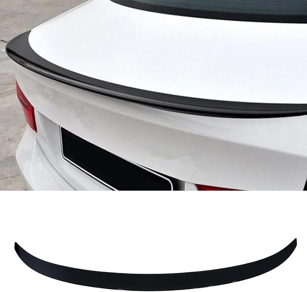 KHK F36 Rear Spoiler, Gloss Black Rear Trunk Spoiler Wings, ABS Material MP Style Rear Spoiler Wing Lid Fits for BMW 4-Series F36 4-Door Gran Coupe