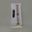 Thin Bands Compatible with Apple Watch 40mm 38mm 41mm 42mm (Series 10 11), Stainless Steel Metal Replacement Adjustable Wristband Strap for iWatch Ultra3/2/1 SE1/2/3 Series 9/8/7/6/5/4/3/2/1 Women (A-Rose Gold)