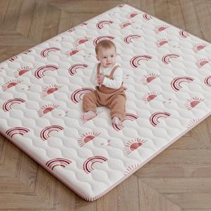 Soft & Extra Thick Baby Play Mat for Floor, 71x59 Playpen Mat  Foldable & Washable Baby Crawling Mat, Play Mat for Babies and Toddlers