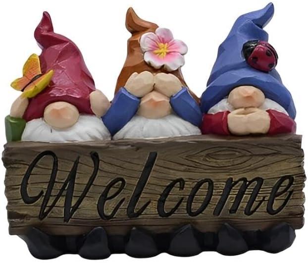 ICE ARMOR 7.25" W Gnome Wiseman Figurine Statue Sculpture Ornament Decoration Home/Room Decor Ideas for Housewarming, Holidays and Birthdays Great Collectible Addition