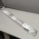 LazBlinds Cordless Cellular Shades, No Tools No Drill Blackout Honeycomb Shades Pleated Blinds for Windows, 36'' W x 36'' H, Silver White