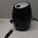 Zenith AirMax Small, Compact Air Fryer Healthy Cooking, 2.1 Qt, Nonstick, User Friendly and Adjustable Temperature Control w/ 30 Minute Timer & Auto Shutoff, Dishwasher Safe Basket, Black (2L)