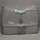 Cervical Neck Pillow for Pain Relief, Bed Pillows for Sleeping, Ergonomic Cooling Pillow, Orthopedic Contour Pillow for Side Back Stomach Sleepers,Neck Support Memory Foam Pillows with Pillow Covers (White&grey)