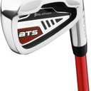 Orlimar ATS Junior Boys' Red/Black Series Individual Golf Clubs (Ages 9-12), Left Hand, Wedge