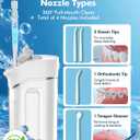Water Flosser Travel Mini Cordless Portable: 5 Modes for Brace
