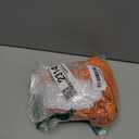 Eomenie Women's One Piece Swimsuit Tummy Control Bathing Suit V Neck Slimming 1 Piece Swimwear (Medium, Orange Ribbed)