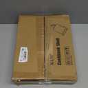 Brown Wooden Adjustable Recipe Stand for Cookbooks Tablets Rustic Kitchen Decor Multi-Function Book Holder