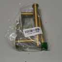 2 Pack Adhesive Curtain Holdbacks Curtain Tie Backs Curtain Holdbacks No Drill Curtain Pull Backs Adhesive Curtain Hooks Curtain Holders for Drapes (2, Gold)